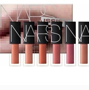NARS Narsissist Velvet Lip Glide Set: Wanted (6 Pink & Brown Hues), .12ozx6, NIB